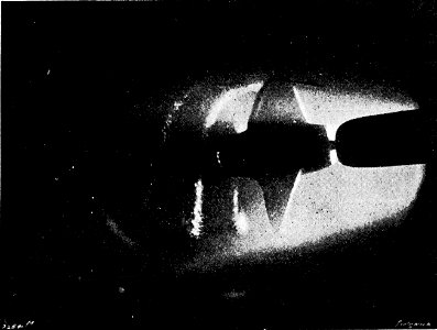 The Steam Turbine, 1911 - Fig 37 - Advanced stage in Cavitation; 1800 Revolutions