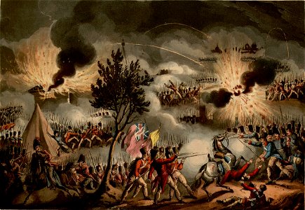 The Sortie from Bayonne, at 3 in the Morning, on the 14th April 1814 - Fonds Ancely - B315556101 A HEATH 012