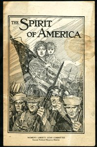 The Spirit of America - Women's Liberty Loan Committee, ca. 1918 - Balfour Ker