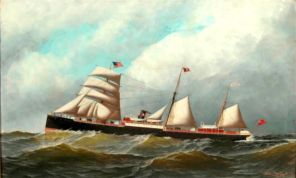 The SS Somerset, by Antonio Jacobsen 8038 CRW 1810