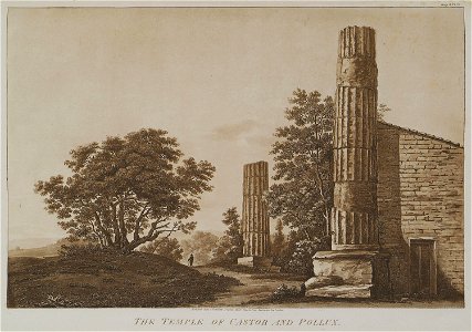 The Temple of Castor and Pollux - Wilkins William - 1807