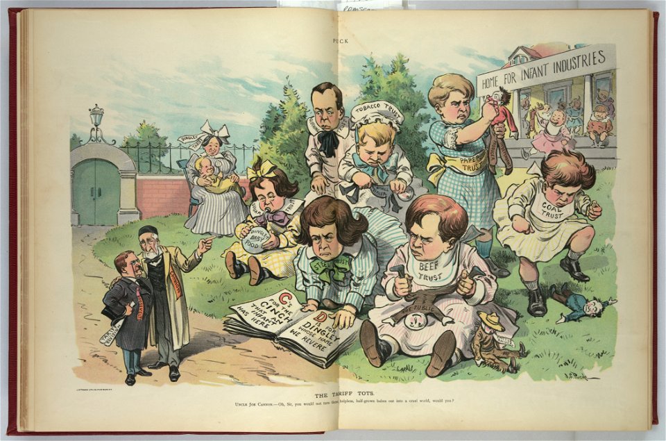 The tariff tots - J.S. Pughe. LCCN2011645730