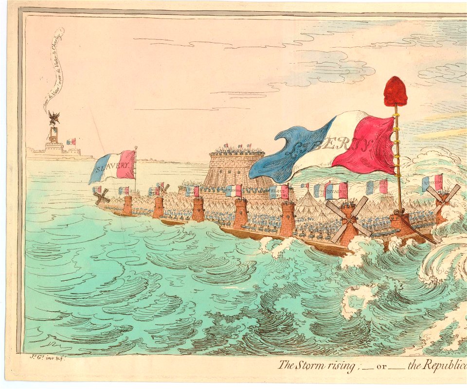 The Storm rising;-or-The Republican Flotilla in danger. (BM J,3.45 1)