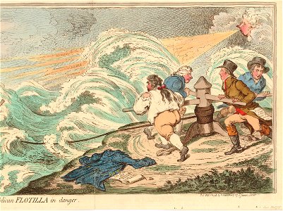 The Storm rising;-or-The Republican Flotilla in danger. (BM J,3.45)