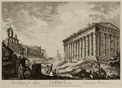 The theatre of Athens Athens Temple of Theseas - Sayer Robert - 1759