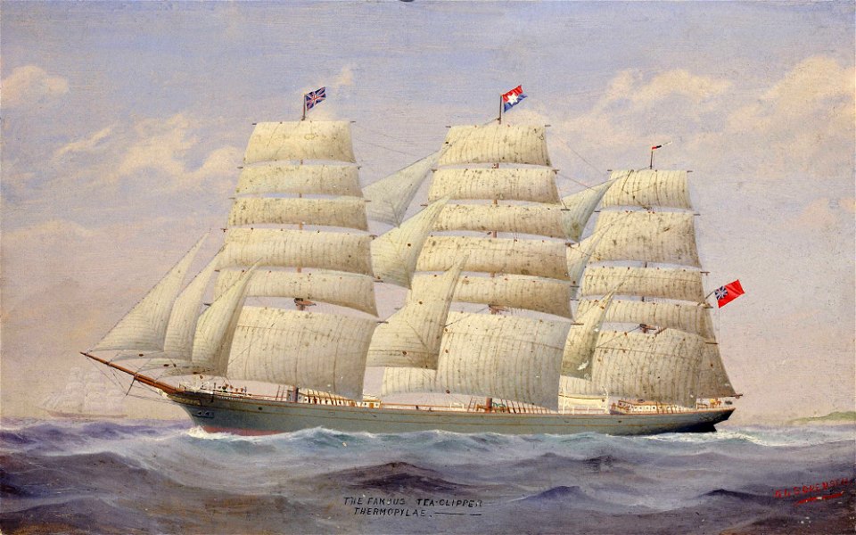 The tea clipper Thermopylae RMG BHC3658