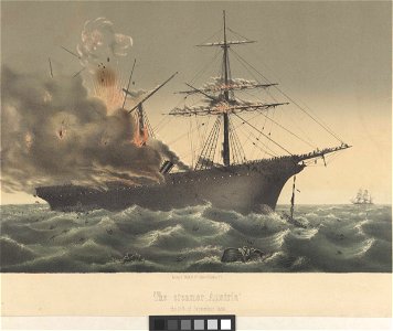 The Steamer Austria the 13th September 1858 RMG PY0296
