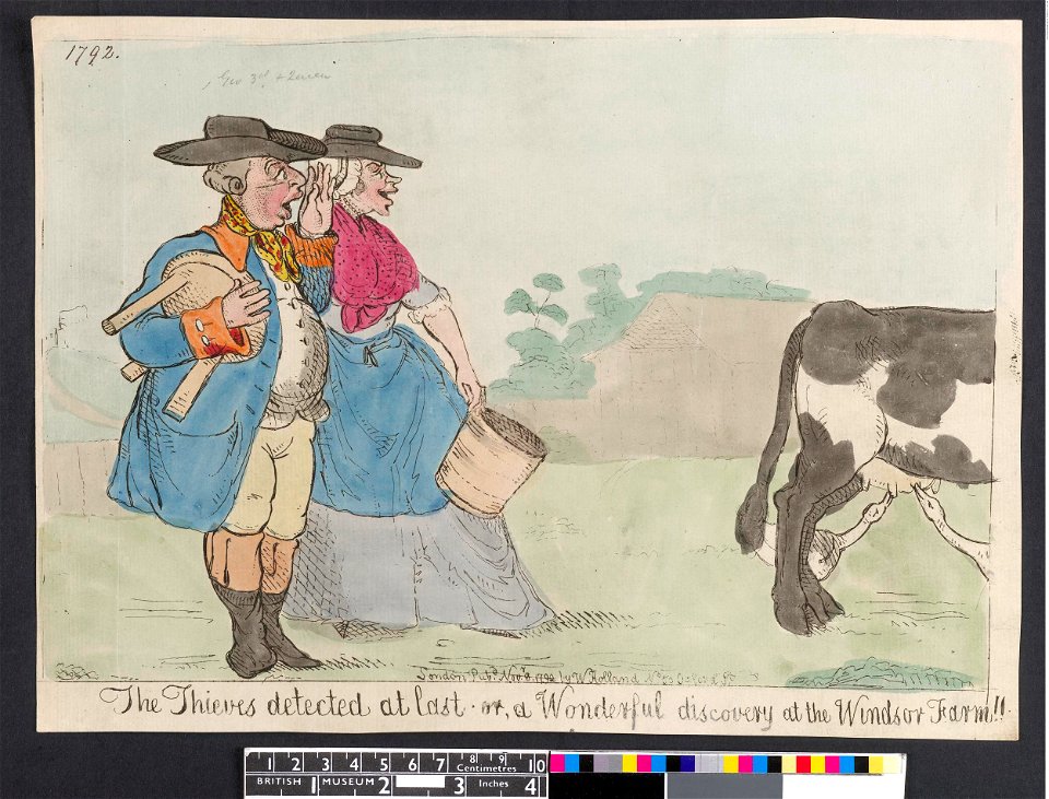 The Thieves detected at last; or, a Wonderful discovery at the Windsor Farm!! (BM 1868,0808.6234)