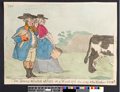 The Thieves detected at last; or, a Wonderful discovery at the Windsor Farm!! (BM 1868,0808.6234)