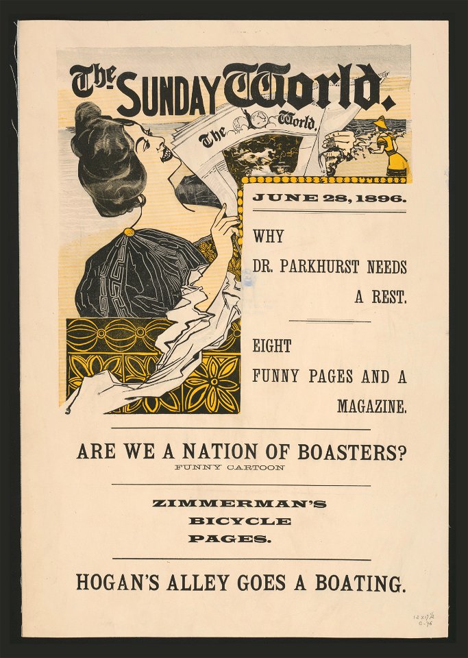The Sunday World June 28, 1896. LCCN2015648004