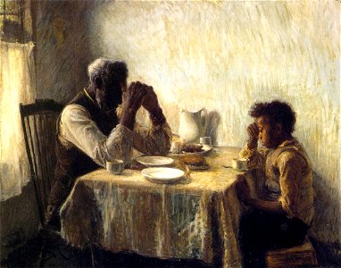 The Thankful Poor, 1894. Henry Ossawa Tanner