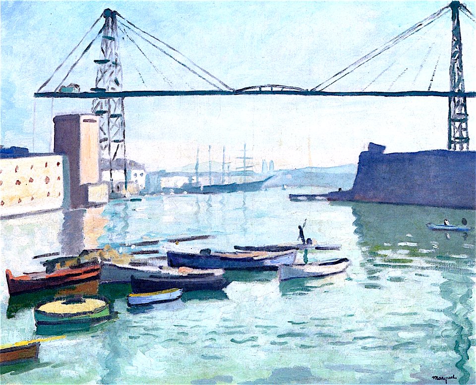 The Transporter Bridge in Marseille Albert Marquet (1918)