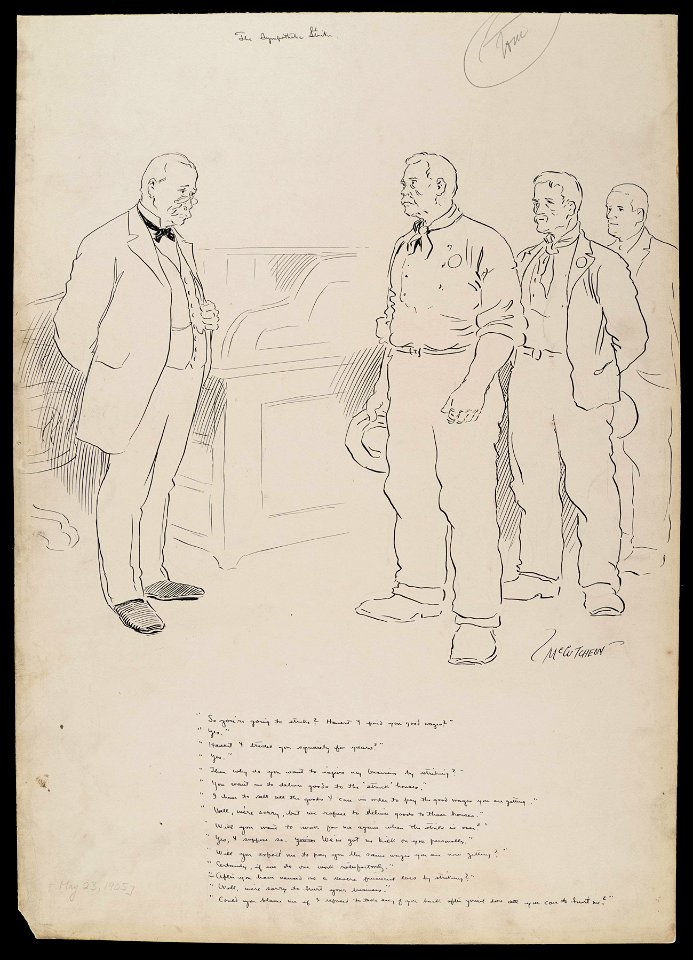 The sympathetic strike, May 23, 1905 (NBY 1431)
