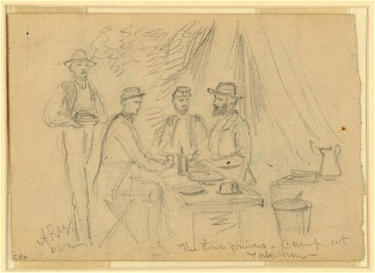 The three princes, camp at Yorktown LCCN2004661134