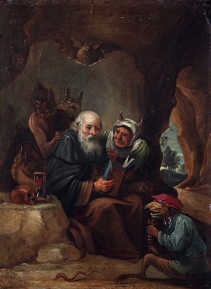 The temptation of Saint Anthony, by David Teniers (II)