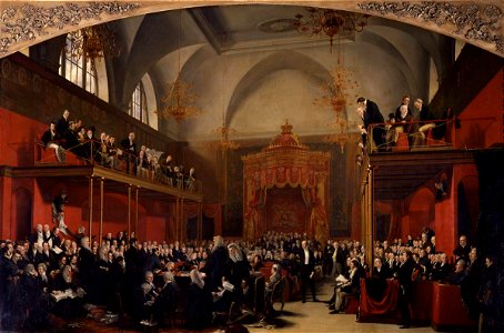 The Trial of Queen Caroline 1820 by Sir George Hayter