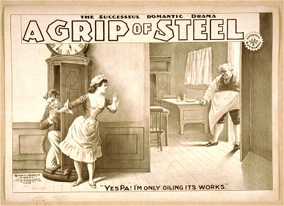 The successful, romantic drama, A grip of steel LCCN2014636461