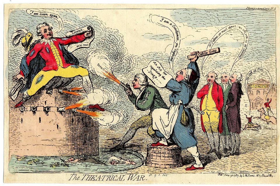 The theatrical war. (BM 1851,0901.365)