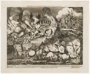 The taking of the city of Washington in America LCCN96510111