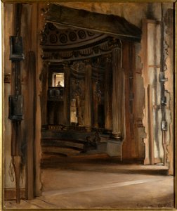 The Theatre at Gripsholm (Gustaf Cederström) - Nationalmuseum - 22405