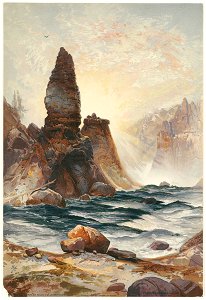 The Towers of Tower Falls, Yellowstone 2 (Boston Public Library)