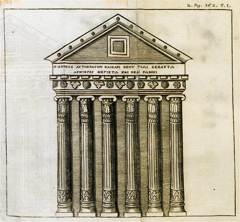 The temple of Augustus at Milas - Spon Jacob - 1678