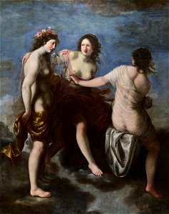 The Three Graces by Francesco Furini (1638). Free illustration for personal and commercial use.