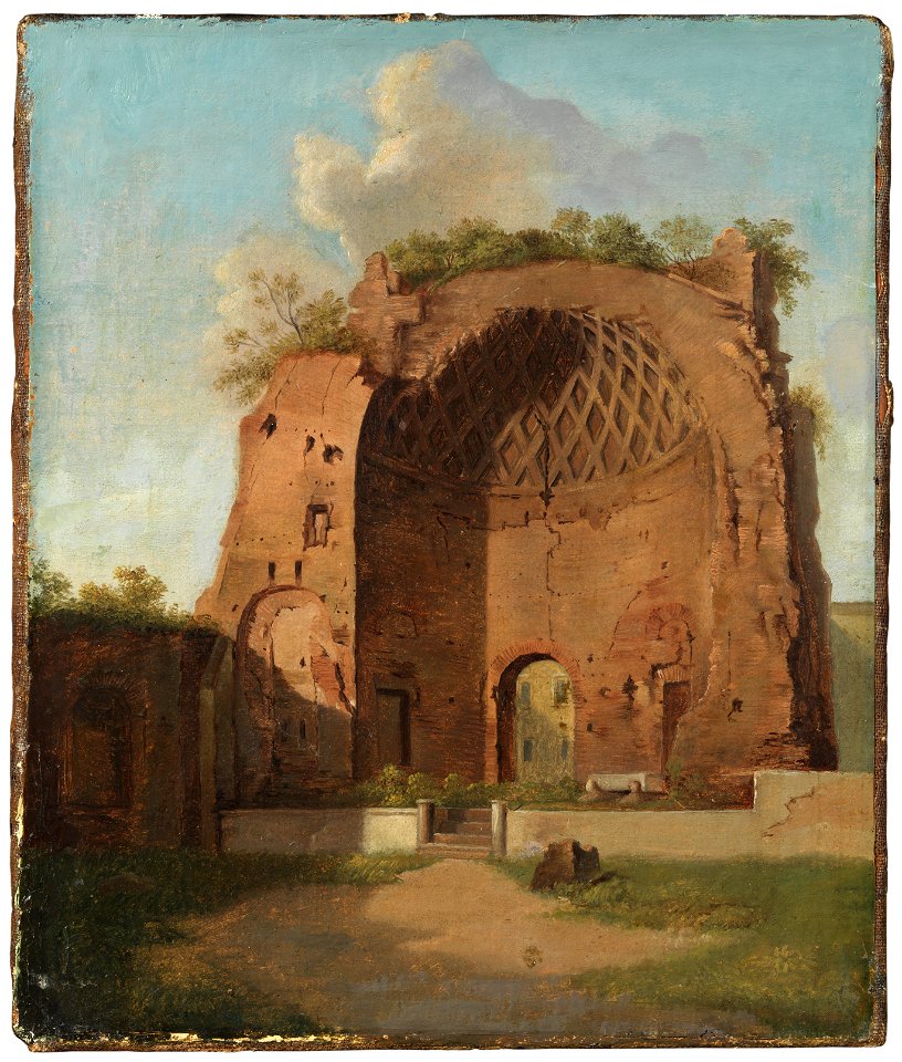 The Temple of Venus and Roma, The Roman Forum, Rome (Thorald Læssøe) - Nationalmuseum - 210394