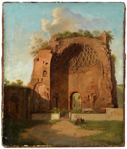 The Temple of Venus and Roma, The Roman Forum, Rome (Thorald Læssøe) - Nationalmuseum - 210394