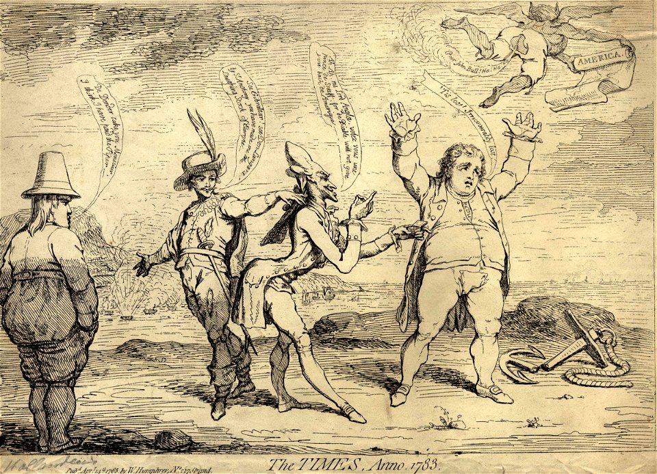 The Times, Anno 1783 by James Gillray