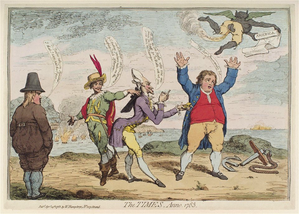 The Times, Anno 1783 by James Gillray (2)