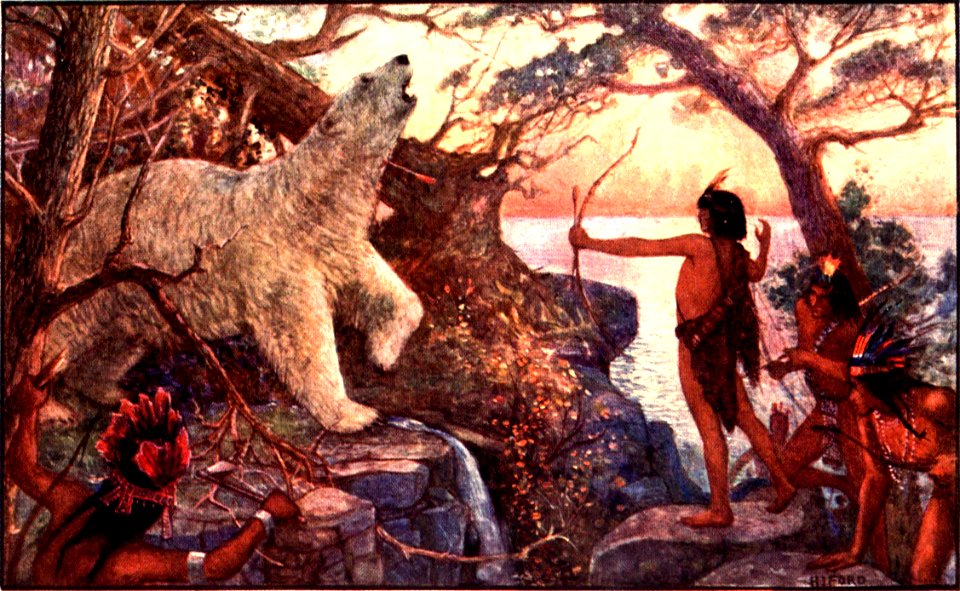 The strange story book color plate facing page 100