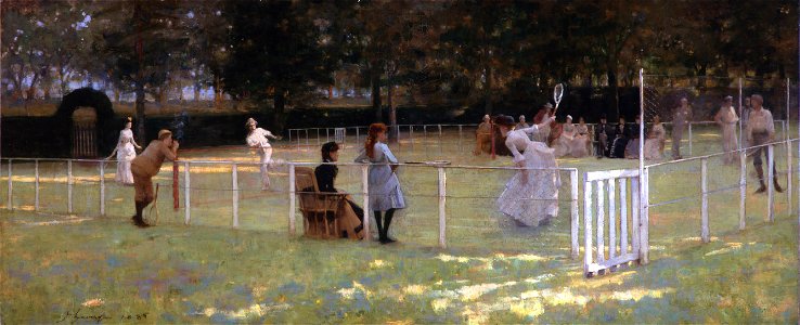 The Tennis Party, by John Lavery