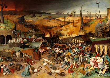 The Triumph of Death by Pieter Bruegel the Elder. Free illustration for personal and commercial use.