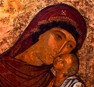 The Theotokos Glykofilousa (16th century; Богородица Умиљења)