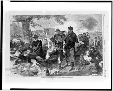 The surgeon at work at the rear during an engagement - Homer. LCCN97501512