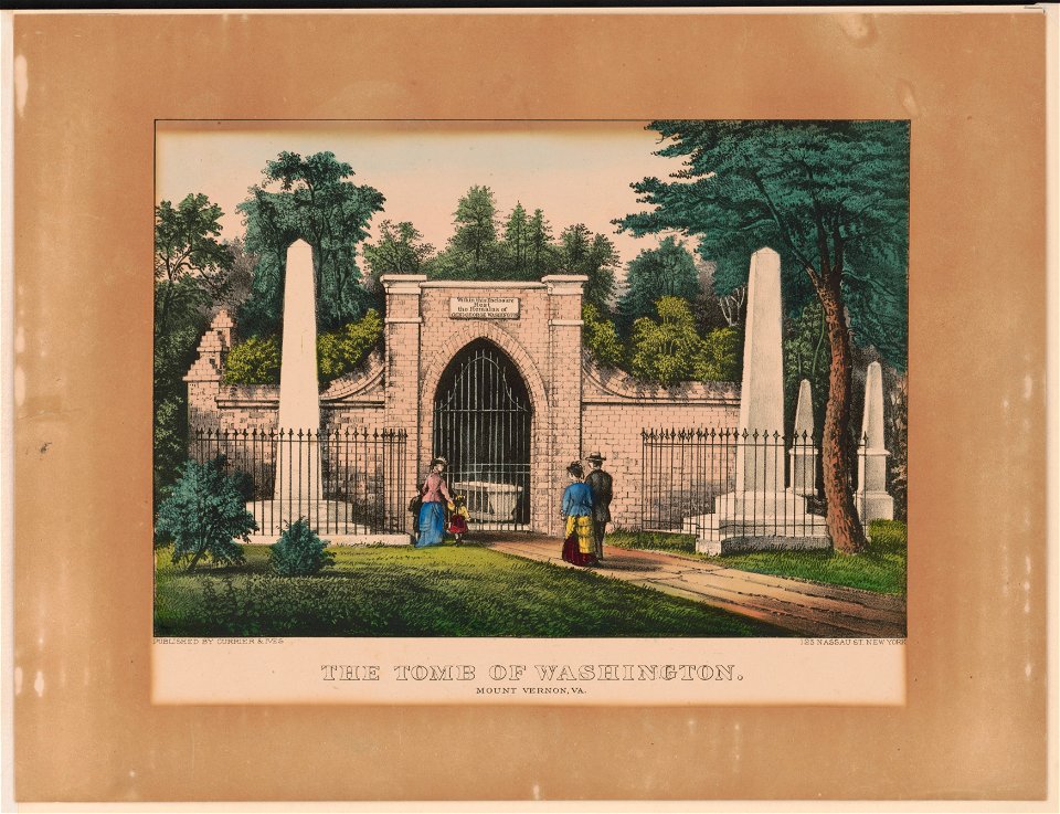 The tomb of Washington- Mount Vernon, Va. LCCN2002697144