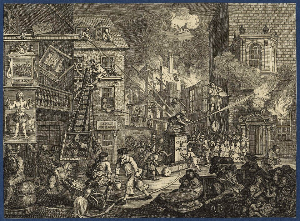 The Times', Plate 1 by William Hogarth