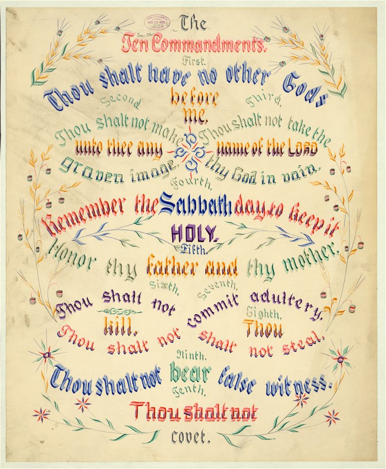 The Ten Commandments LCCN2004662428