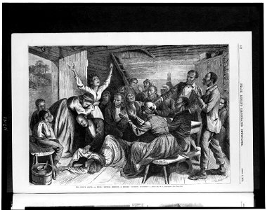 The sunny South-a negro revival meeting-a seeker getting religion - W.L. Sheppard del. LCCN96519288