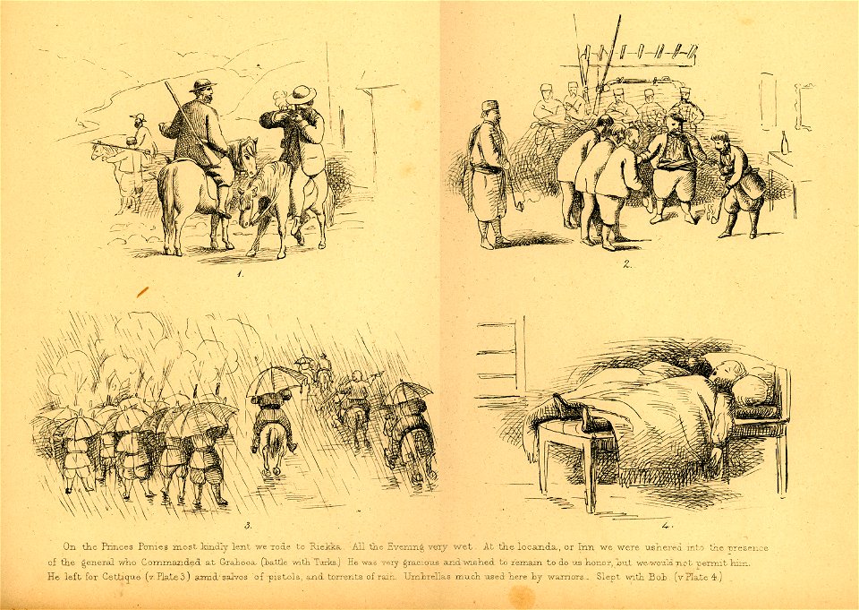 The travellers depart to Riekka They meet the military commander The troops leave for Riekka The travellers spend the ni - O’hara (smith) - - 1859