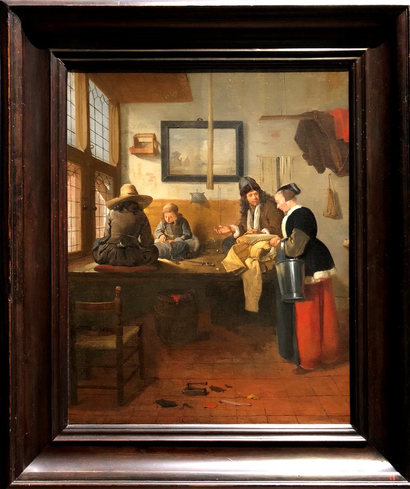 The Tailor's Workshop by Quiringh Gerritsz van Brekelenkam