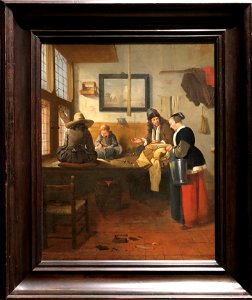 The Tailor's Workshop by Quiringh Gerritsz van Brekelenkam