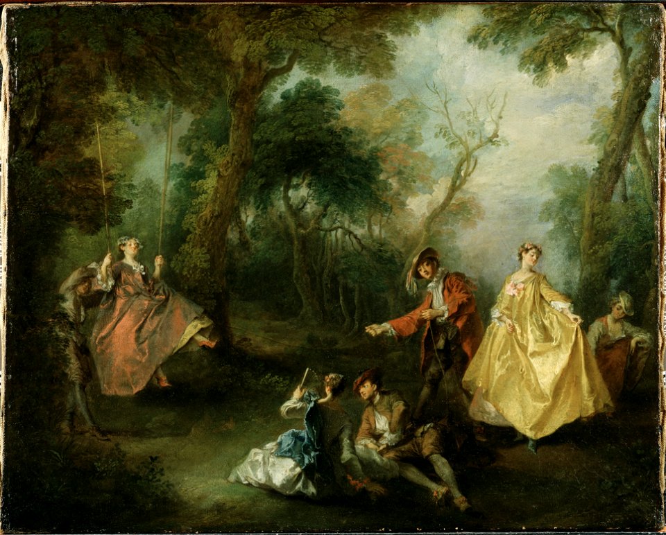 The Swing (Nicolas Lancret) - Nationalmuseum - 17846 - Free Stock ...