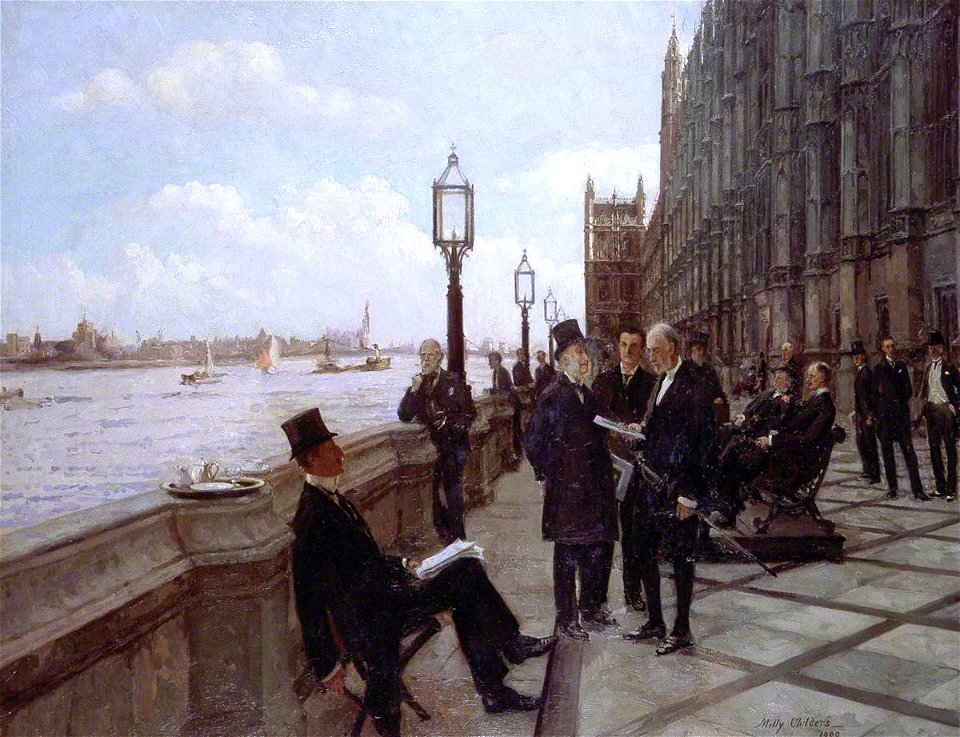 The Terrace, 1909 by Milly Childers