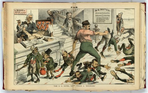 The U.S. Hotel badly needs a bouncer - J. Keppler. LCCN2012645460