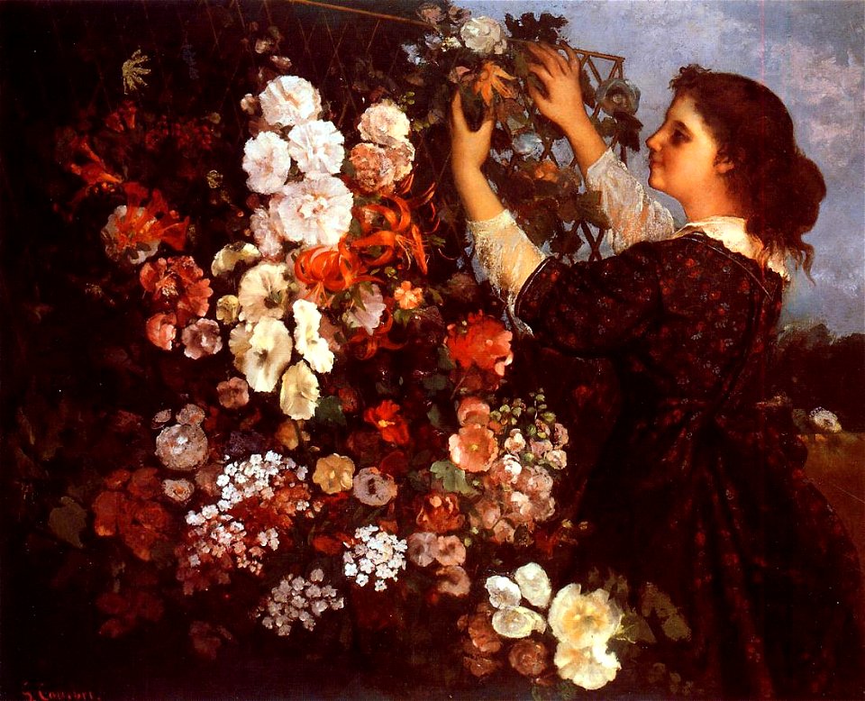 The Trellis Gustave Courbet 1862