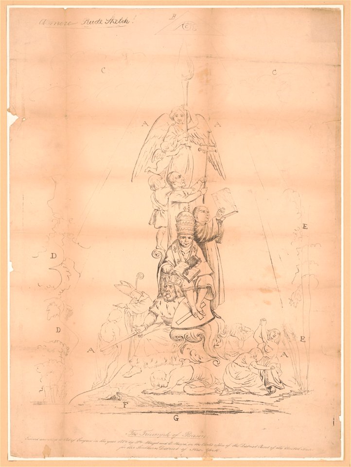 The triumph of reason - a mere rude sketch! LCCN2012648896