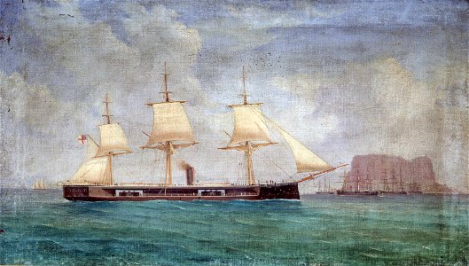 The turret ship HMS ‘Captain’ RMG BHC3771