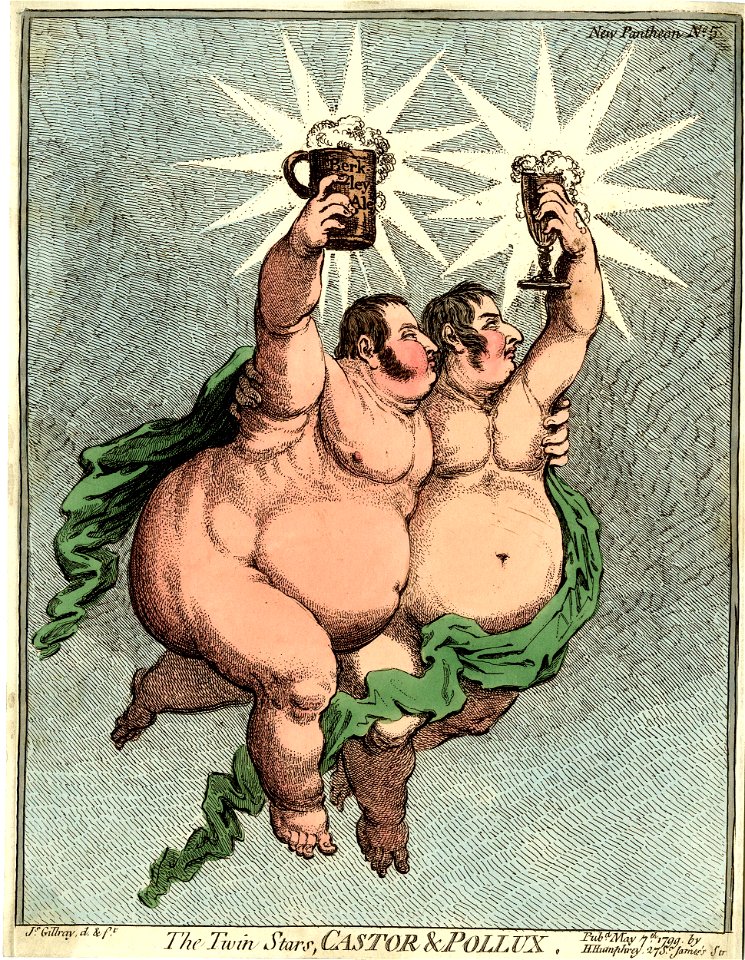 The Twin Stars, Castor & Pollux. (BM 1868,0808.12518)